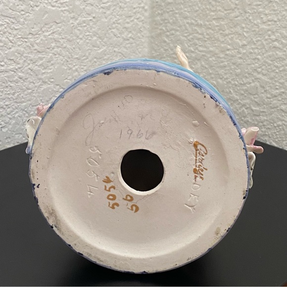 Vintage 40s/50s CORDEY #5054 Victorian Lady With Roses 9” Porcelain Figurine - Picture 12 of 16